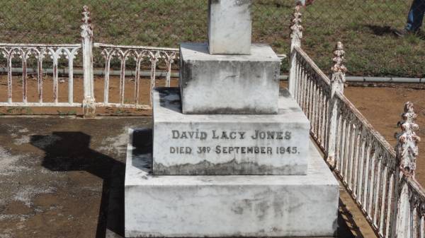 David Lacy JONES  | d: 3 Sep 1945  |   | Kilkivan station cemetery  |   | 