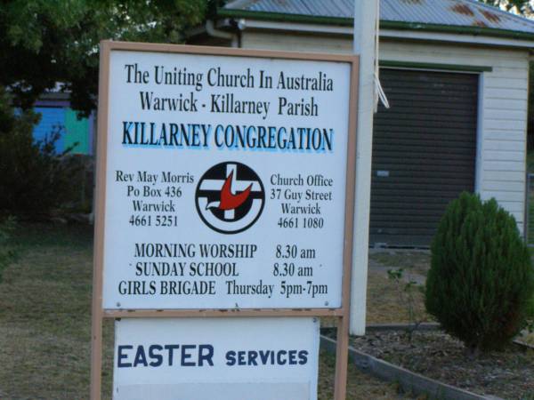Uniting Church;  | Killarney, Warwick Shire  | 