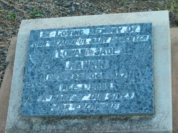 Lowana Jade RANKIN,  | baby daughter,  | died 29 Oct 1982? aged 1 hour;  | Killarney cemetery, Warwick Shire  | 