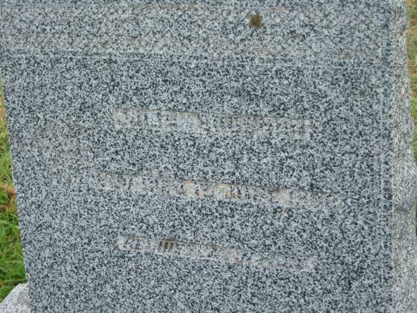 Julia BROSNAN,  | died ?? June 1938;  | Killarney cemetery, Warwick Shire  | 