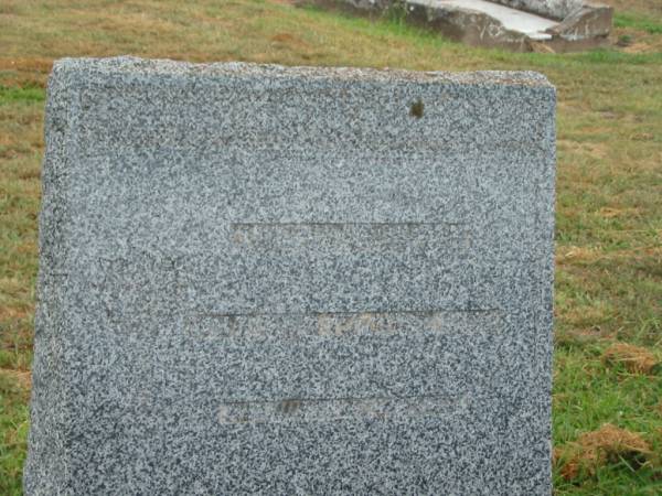 Julia BROSNAN,  | died ?? June 1938;  | Killarney cemetery, Warwick Shire  | 