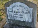 Anne Agnes FISCHER, born 1885, died 1945; Killarney cemetery, Warwick Shire 