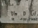Edward GRAYSON, died 2 Dec 1949; Killarney cemetery, Warwick Shire 