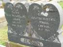 
Knud Wognsgaard JENSEN,
born 1851,
died 1930;
Kristina Martina JENSEN,
born 1856,
died 1930;
Killarney cemetery, Warwick Shire
