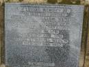 Ronald William NEDEN, son brother, died 7 June 1944 aged 23 years; Minnie NEDEN, mother, died 13 June 1951; Ernest Daniel NEDEN, father, died 16 Mar 1952; Killarney cemetery, Warwick Shire 