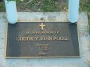 
Godfrey John POOLE,
died 13-11-2004 aged 84 years;
Killarney cemetery, Warwick Shire
