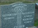 
Stanley WHITE,
1895 - 1934;
Gordon WHITE,
1902 - 1943;
Jean WHITE,
1901 - 1971;
Killarney cemetery, Warwick Shire
