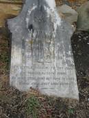 Matthew, son of M. & I. BROWN, died 24 June 1917 aged 19 months; Killarney cemetery, Warwick Shire 