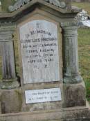 
Cornelius BROSNAN,
born Clougher Kerry Ireland,
died 7 April 1919 aged 83 years;
Killarney cemetery, Warwick Shire
