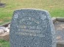 
Beryl BRAITHWAITE,
died 17 Feb 1944 aged 2 years 7 months;
Killarney cemetery, Warwick Shire
