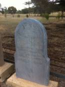 
Harriet GRANGER
d: 27 Oct 1862 aged 40
(wife of George GRANGER)

Kingscote historic cemetery - Reeves Point, Kangaroo Island, South Australia

