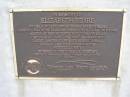 
Elizabeth BEARE
8th child of Lucy Ann and Thomas Hudson BEARE
born in London on 16.10.1834
Died at Netley, S.A. on 9.1.1845
arrived at Reeves Point on 27.7. 1836 on board the 
Duke of York, the first emigrant ship.
Carried ashore by 2nd mate Robert RUSSELL
enabling her to be known as the first colonist
interred at West Terrace cemetery

Kingscote historic cemetery - Reeves Point, Kangaroo Island, South Australia

