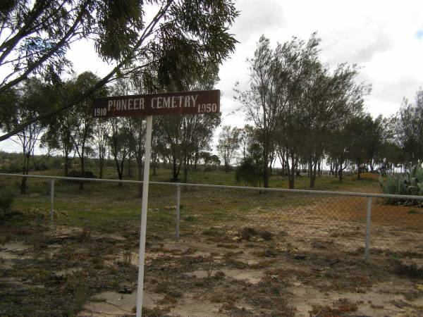 Kondinin pioneer cemetery, WA  | 