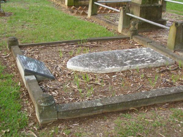 parents;  | James MCCULLAGH,  | died 3 Nov 1910 aged 68 years;  | Mary,  | wife,  | died 9 Nov 1910 aged 72 years;  | migrated from Ireland 1864,  | settled in Narangba,  | restored by descendants 1997;  | Lawnton cemetery, Pine Rivers Shire  | 