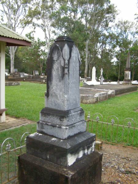 Henry Tanner MICHAEL,  | died 24 July 1909 aged 27 years;  | Caroline Maria MICHAEL,  | died 2 June 1906 aged 10 years;  | May Chesher MICHAEL,  | died 26 July 1909 aged 17 years;  | Lawnton cemetery, Pine Rivers Shire  | 