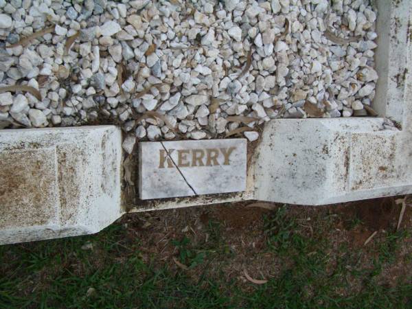 Kerry Joseph BUCKLEY,  | son brother,  | died 16 July 1955 aged 5 months;  | Lawnton cemetery, Pine Rivers Shire  | 