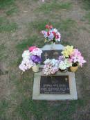 
J.C. HALL,
died 21 Feb 2006 aged 73 years,
husband of Mavis,
father of Debra, John & Belinda;
Debra Ann HALL,
30-10-1962 - 30-10-1962;
John Clifford Hall III,
4-3-1964 - 31-12-1989;
Lawnton cemetery, Pine Rivers Shire
