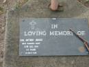 
Carl Anthony JIROUCH,
died 22 Dec 1991 aged 33 years;
Lawnton cemetery, Pine Rivers Shire
