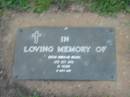 Bertha Emmerline MOCHRIE?, died 13 Oct 1976 aged 91 years; Lawnton cemetery, Pine Rivers Shire 