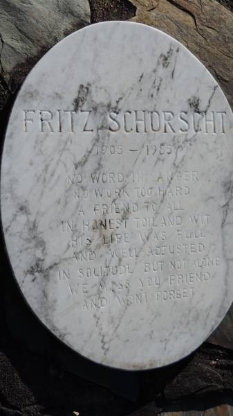 Fritz SCHORSCHT  | b: 1905  | d: 1985  |   | Leyburn Cemetery  | 