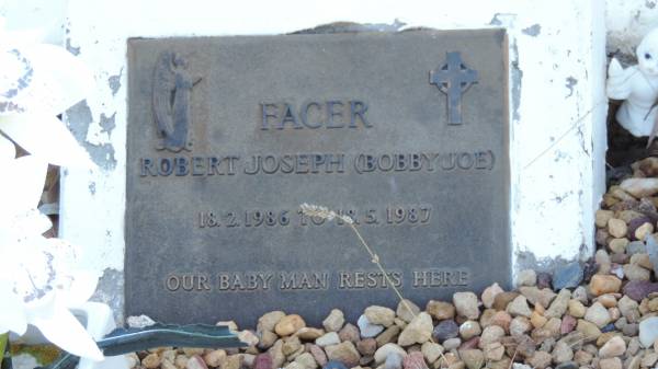 Robert Joseph FACER (Bobby Joe)  | b: 18 Feb 1986  | d: 18 May 1987  |   | Leyburn Cemetery  |   | 