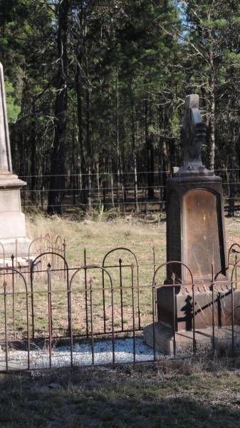Michael McNAMARA  | d: 18 Jun 1888 aged 42 at Leyburn  | b: county Limerick?  |   | husband of Abby McNAMARA  |   | Leyburn Cemetery  |   | 