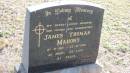 
James Thomas MAHONY
b: 27 Sep 1915
d: 27 Dec 1991

Leyburn Cemetery

