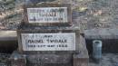 
Joseph Charles TWIDALE
d: 2 Sep 1939

Rachel TWIDALE
d: 22 May 1948

Leyburn Cemetery

