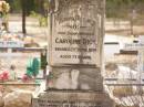 Grave of Caroline Troy,
d: 25 Apr 1914 aged 71
Cemetery, Lightning Ridge, New South Wales