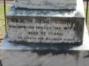 William Henry HAWKINS died 19 July 1904 aged 47 years; Logan Village Cemetery, Beaudesert 