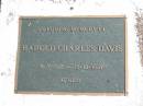 Harold Charles DAVIS 31-7-1917 - 13-12-1957; Logan Village Cemetery, Beaudesert 