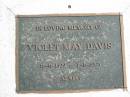 Violet May DAVIS 16-6-1899 - 7-8-1993; Logan Village Cemetery, Beaudesert 