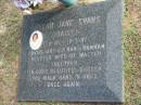Sarah Jane EVANS (Daisy), 17-4-05 - 12-7-87, mother, wife of Walter; Logan Village Cemetery, Beaudesert 