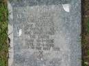 Victoria Bruce TOMLINSON (nee BLANCE) of Shetland Islands, 15-9-1895 - 29-4-1989; Logan Village Cemetery, Beaudesert 