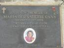 Maria Bernadette CANN died 23 May 1989 aged 34; Logan Village Cemetery, Beaudesert 