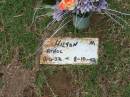 HILTON M; Athol 2-4-32 - 8-10-02; Logan Village Cemetery, Beaudesert Shire 