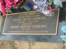 Steven Shane NEHRING, husband father, 1-4-1962 - 24-11-2000; Dennis Jeffery NEHRING, son, died 3-7-1990; Logan Village Cemetery, Beaudesert Shire 