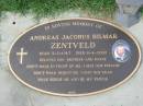 Andreas Jacobus Hilmar ZENTVELD, born 3-5-1967 died 8-4-2002, son brother uncle; Logan Village Cemetery, Beaudesert Shire 