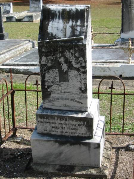 William Henry HAWKINS died 19 July 1904 aged 47 years;  | Logan Village Cemetery, Beaudesert  | 