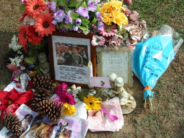 Clinton [no surname?];  | Logan Village Cemetery, Beaudesert Shire  | 