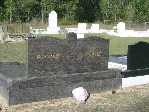 BLASZAK family;  | Logan Village Cemetery, Beaudesert Shire  | 