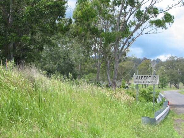 Robert JOHNSTON  | b: Swindon, England  | died 25 Aug 1919, aged 66 years  | and his infant children, 1882  | Kerry Bridge, Kerry, Beaudesert Shire  | 