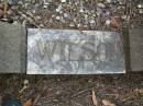 Roger Ness WILSON, died 15 Dec 1949 aged 71 years; Ada Ness WILSON, died 28 Sept 1947 aged 72 years; Lower Coomera cemetery, Gold Coast 