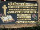 Johann (John) KELLER, husband father father-in-law grandfather, born 10-7-1914 died 14-7-1992 aged 78 years; St Michael's Catholic Cemetery, Lowood, Esk Shire 