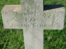 Paul Johann SCHMIDT, born 6 June 1888 died 12 Dec 1895; St Michael's Catholic Cemetery, Lowood, Esk Shire 