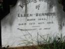 Ellen BENNETT, born 1845 died 13 Oct 1918; St Michael's Catholic Cemetery, Lowood, Esk Shire 