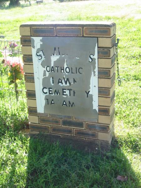 St Michael's Catholic Cemetery, Lowood, Esk Shire  | 