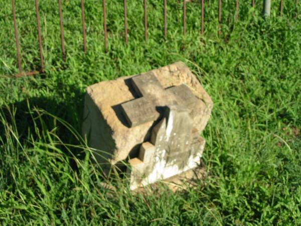 Martin GARSKE, husband of Pauline GARSKE,  | died 12 March? 1895 aged 38 years;  | St Michael's Catholic Cemetery, Lowood, Esk Shire  | 