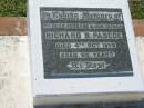 Richard S PASCOE
4 Oct 1955, aged 66
Lowood General Cemetery