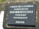Otto F R SPENGLER
16 Jul 1971, aged 76
Lowood General Cemetery